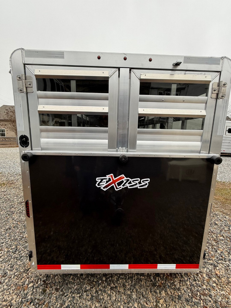 New 2026 Exiss Trailers Exhibitor Mini Combo 615 BP Windows Horse Trailer