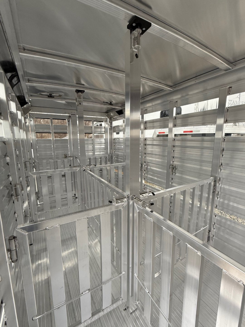 New 2026 Exiss Trailers Exhibitor Mini Combo 615 BP Windows Horse Trailer