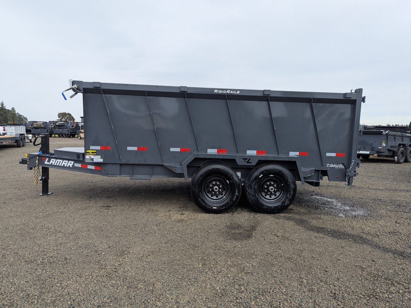 New 2026 LAMAR TRAILERS 83" x 14' -14K Dump Trailer 48" SIDES