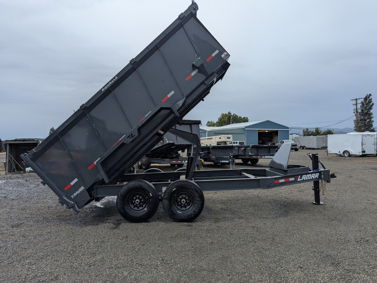 New 2026 LAMAR TRAILERS 83" x 14' -14K Dump Trailer 48" SIDES