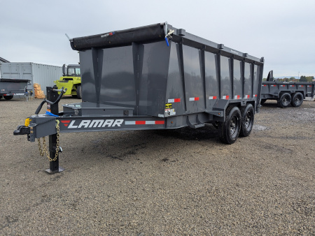 New 2026 LAMAR TRAILERS 83  x 14' -14K Dump Trailer 48  SIDES
