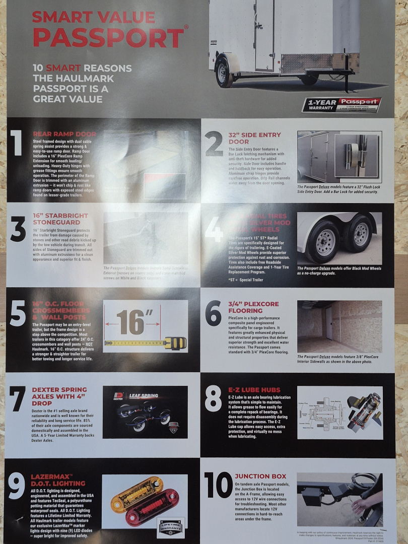 New 2026 Haulmark PASSPORT DELUXE Cargo / Enclosed Trailer