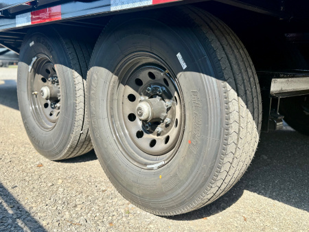 New 2026 Top Hat Trailers GN159-30x102 Flatbed Trailer w/ Jumbo Ramps & 14 Ply Tire Upg. (25'+5')