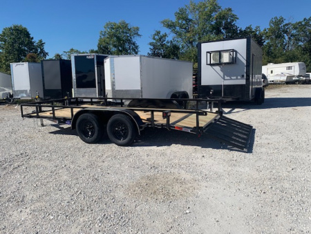 New 2026 WD 83x16 TA Utility Trailer, 2' dovetail with a 30  gate, 35k axles, Diamond Series