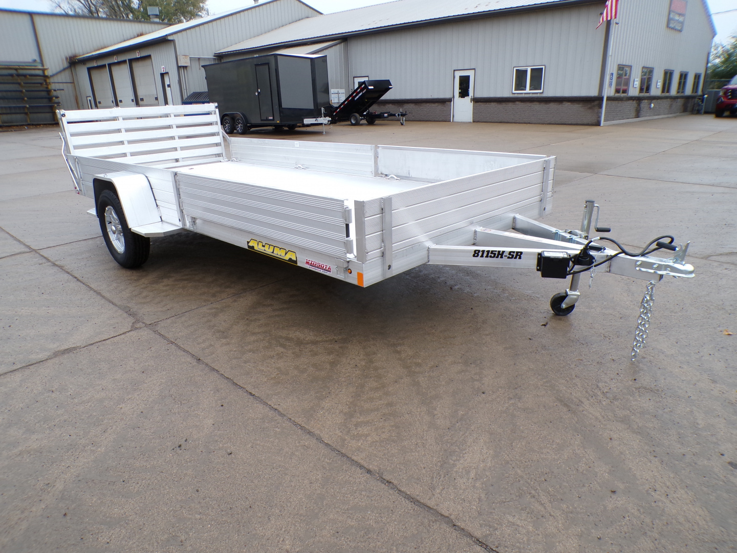 New 2026 Aluma 8115H-SR-BT Utility Trailer - 532
