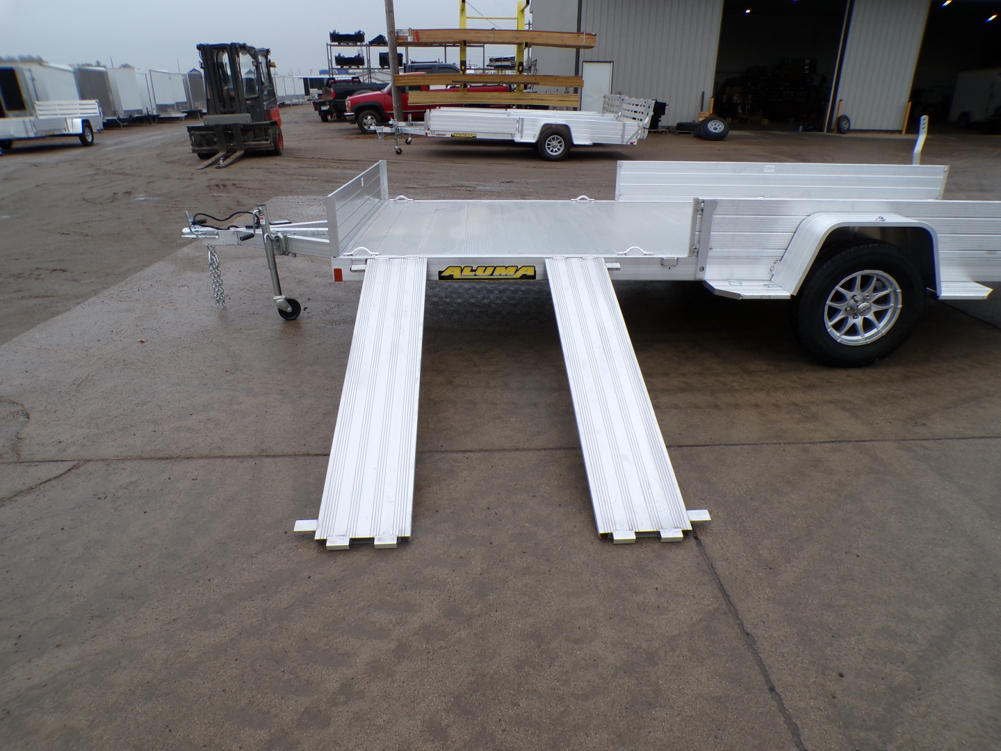 New 2026 Aluma 8115H-SR-BT Utility Trailer - 532