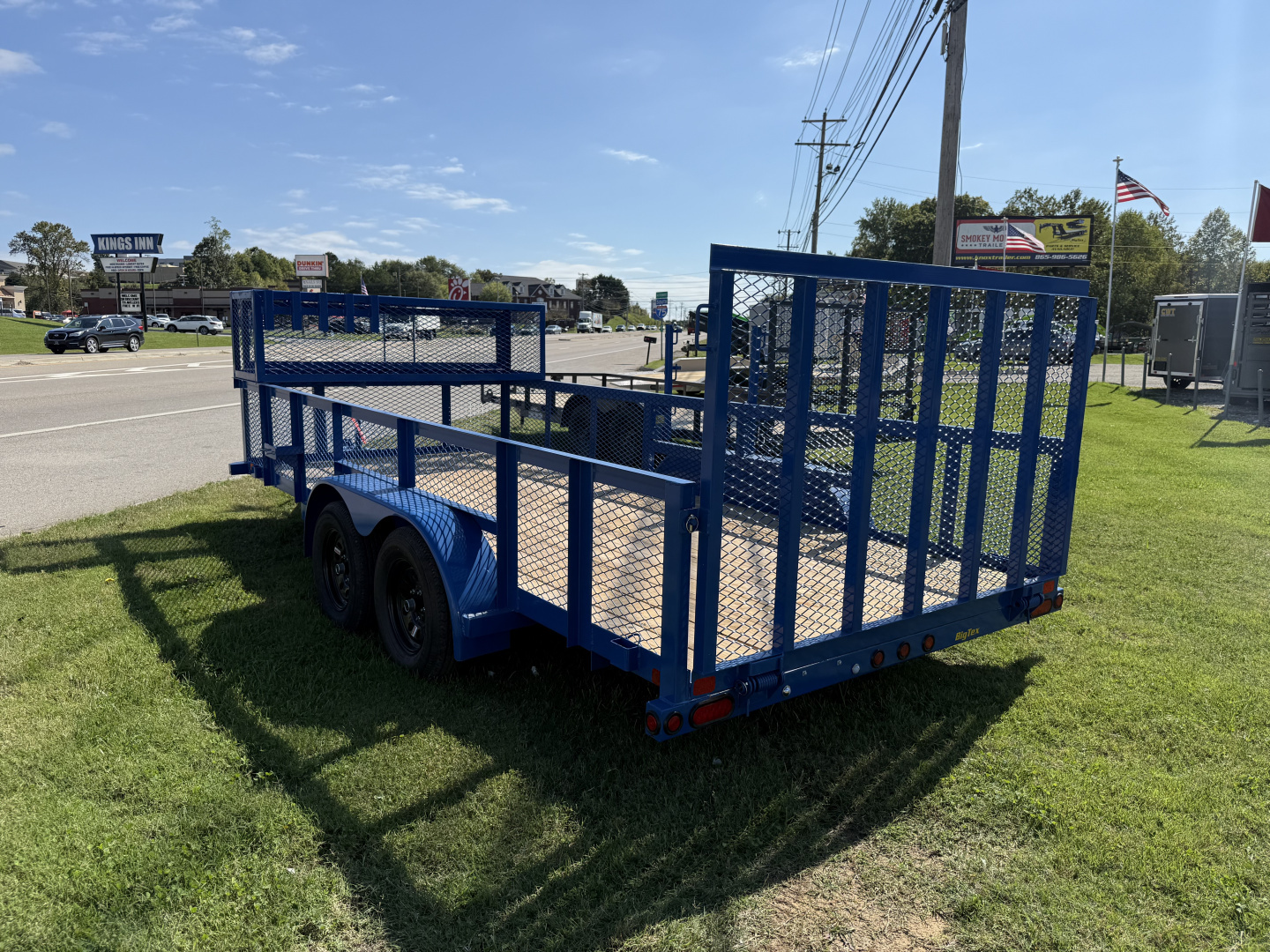 New 2026 Big Tex Trailers 70LR-16 7K 4' RAMP GATE Utility Trailer