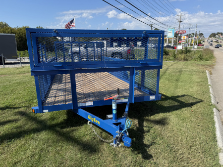 New 2026 Big Tex Trailers 70LR-16 7K 4' RAMP GATE Utility Trailer