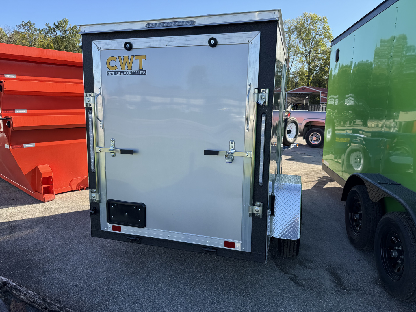 New 2026 Covered Wagon Trailers 5X8 SA 6'' ADD HEIGHT Cargo / Enclosed Trailer