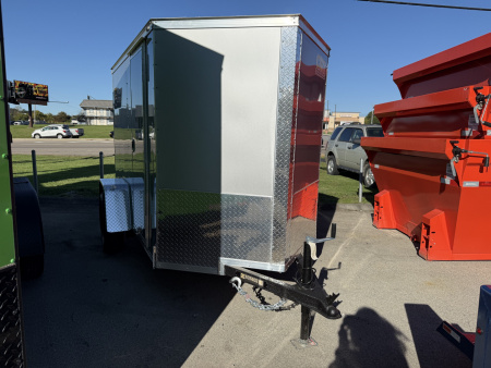 New 2026 Covered Wagon Trailers 5X8 SA 6'' ADD HEIGHT Cargo / Enclosed Trailer