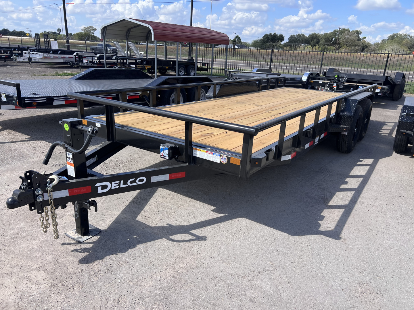 New 2026 Delco Trailers 83x20ft 14k Equipment Trailer