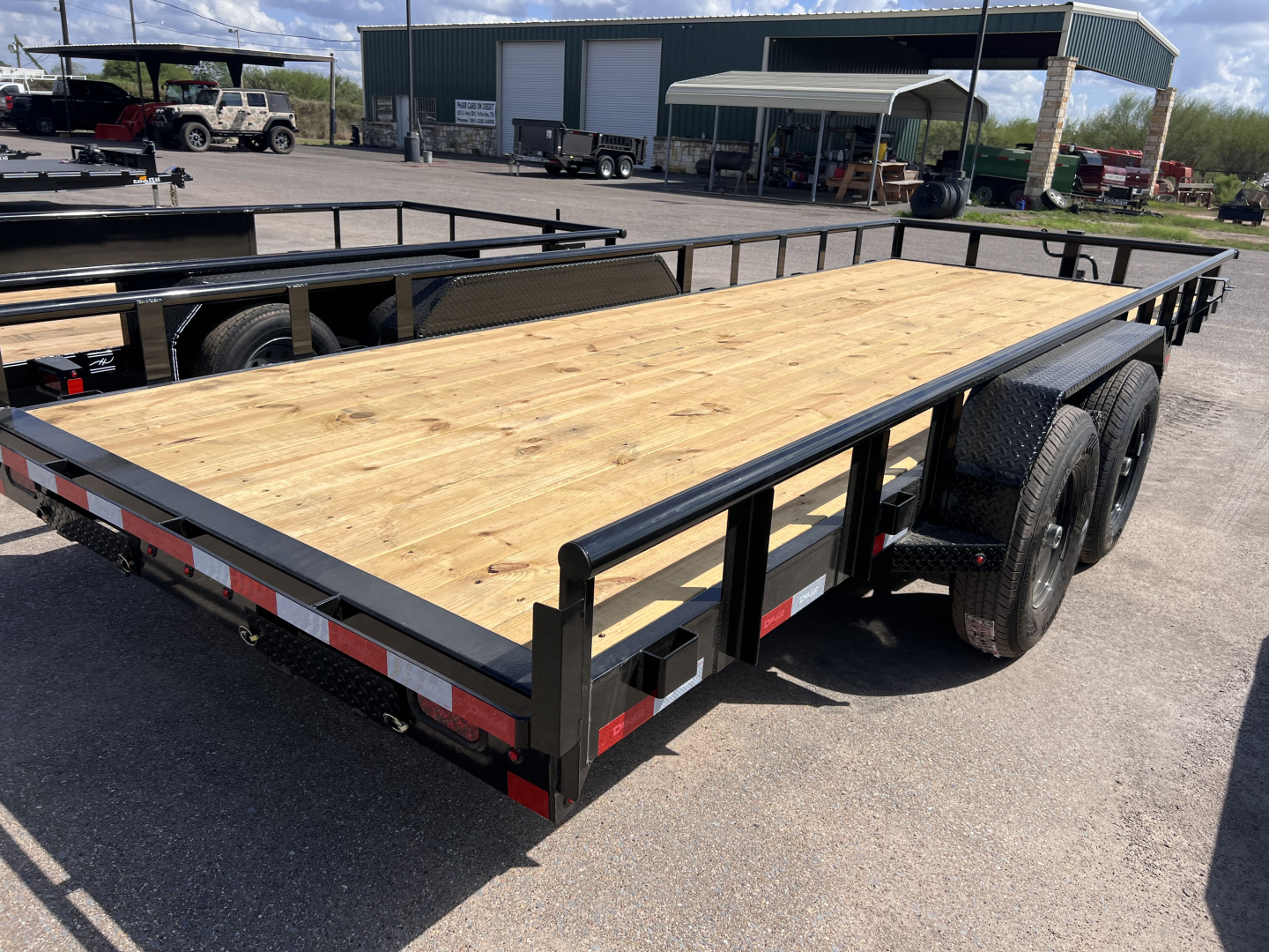 New 2026 Delco Trailers 83x20ft 14k Equipment Trailer