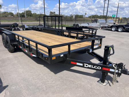 New 2026 Delco Trailers 83x20ft 14k Equipment Trailer