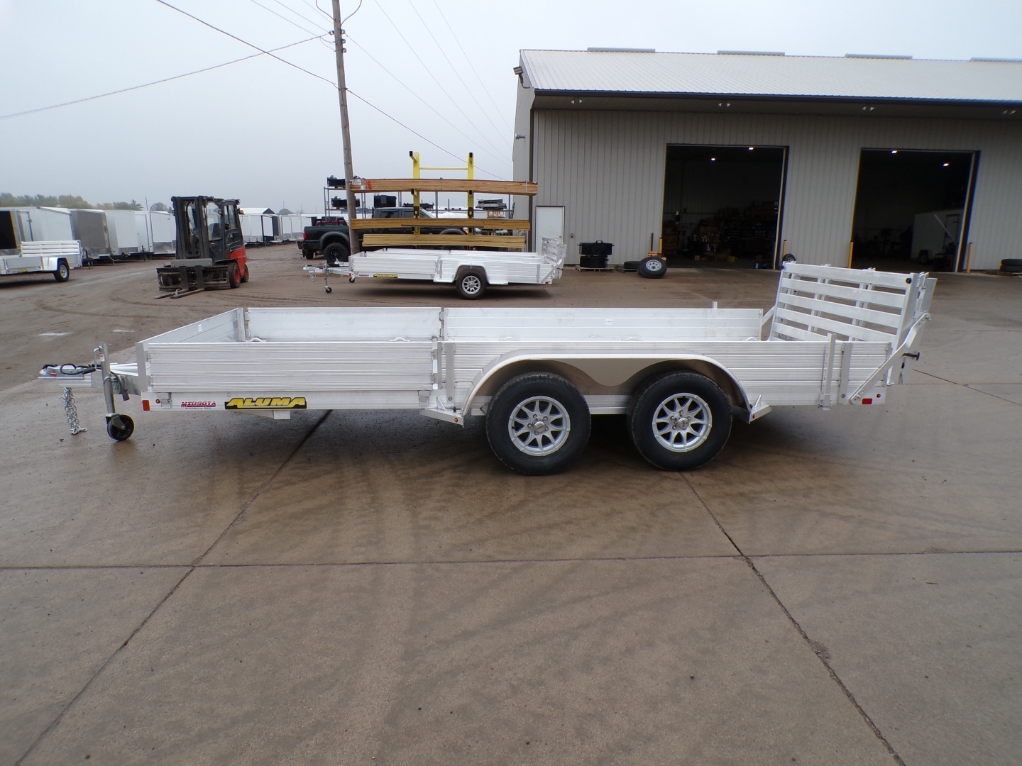 New 2026 Aluma 8116TA-SR-BT Utility Trailer - 224