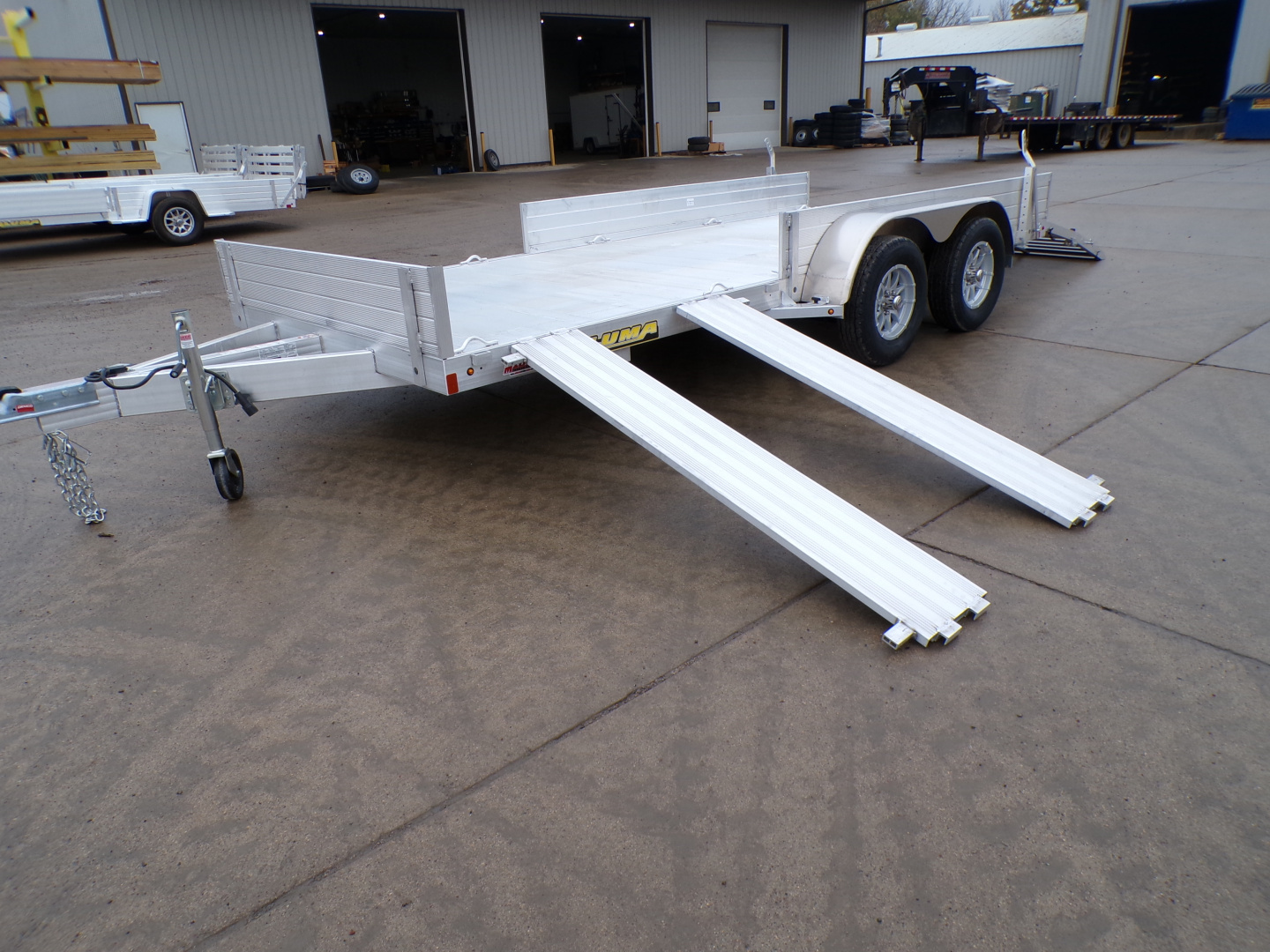 New 2026 Aluma 8116TA-SR-BT Utility Trailer - 224