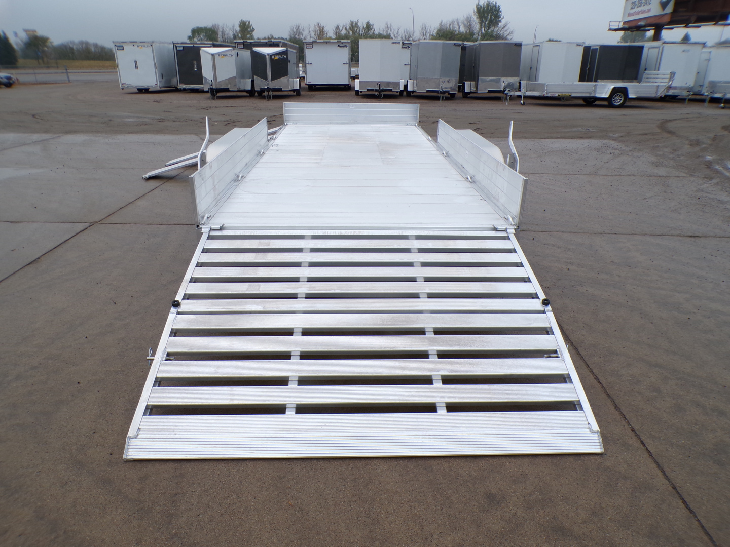 New 2026 Aluma 8116TA-SR-BT Utility Trailer - 224