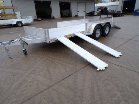 New 2026 Aluma 8116TA-SR-BT Utility Trailer - 224