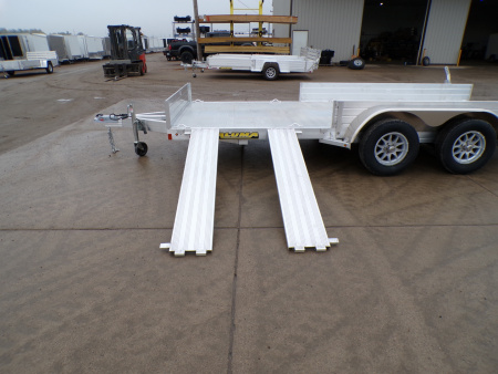 New 2026 Aluma 8116TA-SR-BT Utility Trailer - 224