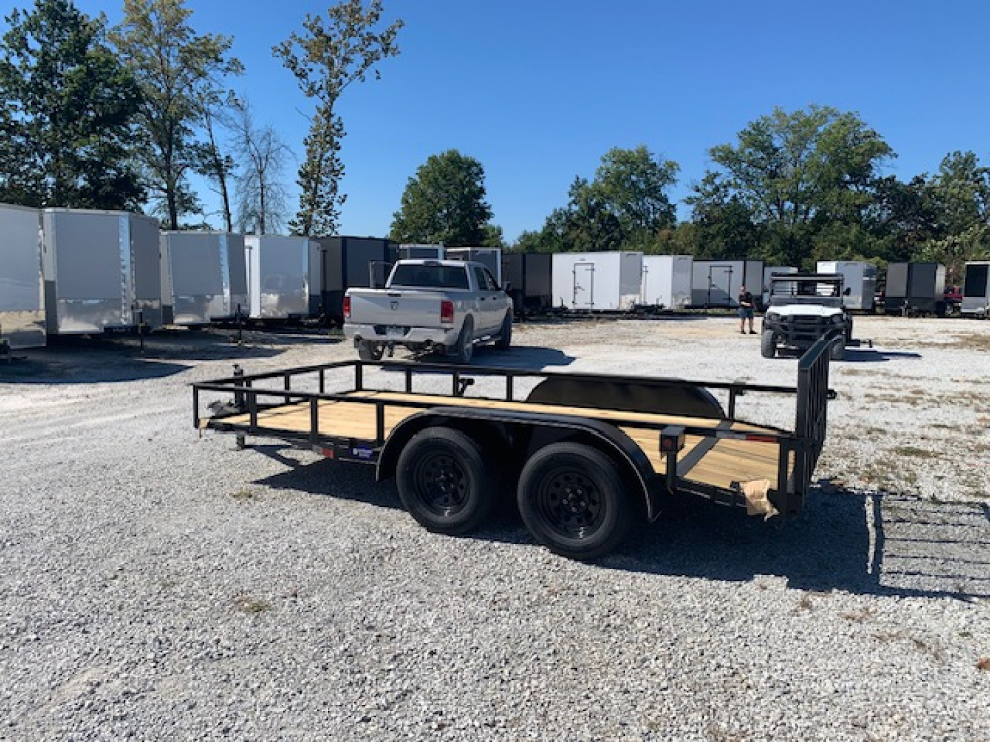 New 2026 WD 83x14 TA Utility Trailer, 2' dovetail with 30" gate, 35k axles, diamond series