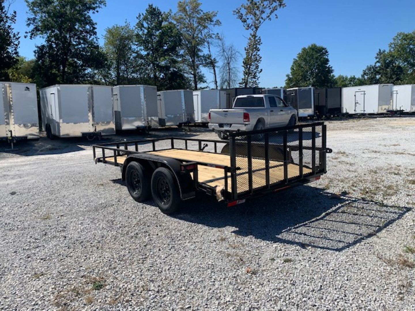 New 2026 WD 83x14 TA Utility Trailer, 2' dovetail with 30" gate, 35k axles, diamond series