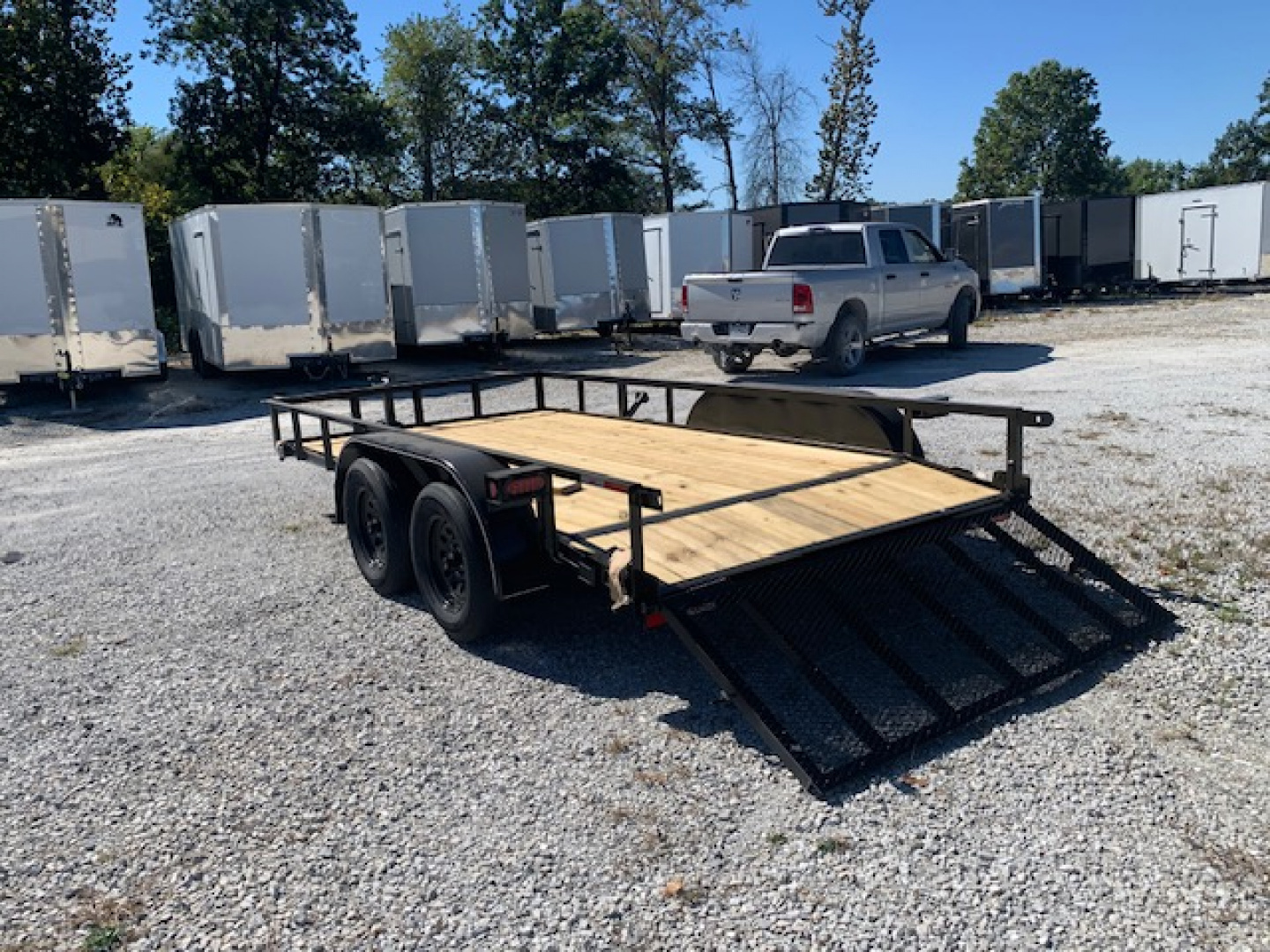 New 2026 WD 83x14 TA Utility Trailer, 2' dovetail with 30" gate, 35k axles, diamond series