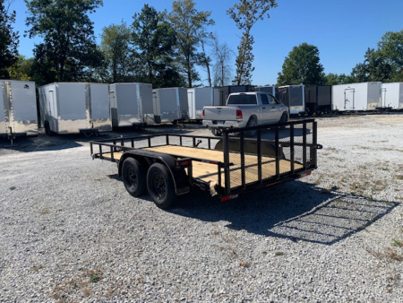 New 2026 WD 83x14 TA Utility Trailer, 2' dovetail with 30" gate, 35k axles, diamond series