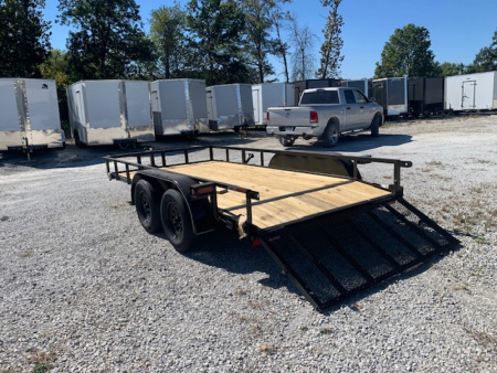 New 2026 WD 83x14 TA Utility Trailer, 2' dovetail with 30" gate, 35k axles, diamond series