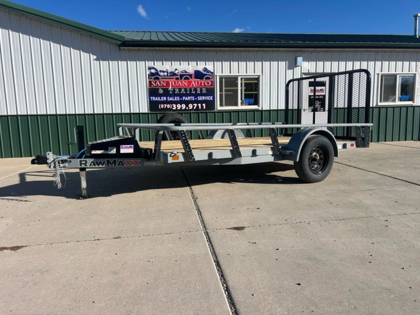 New 2026 RawMaxx UTX 77"x12' Utility Utility Trailer