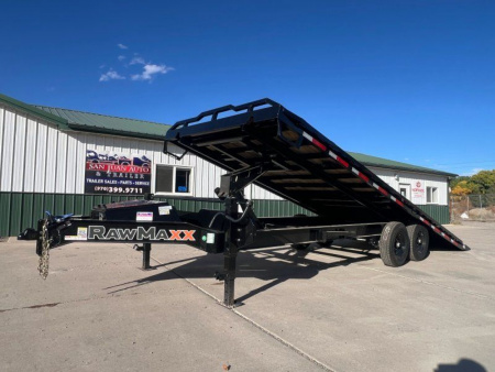 New 2026 RawMaxx DTX 102 x24' Tilt Flatbed Trailer