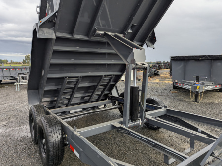 New 2026 Lamar Trailers 77" x 12' - 10K Dump Trailer 24" SIDES