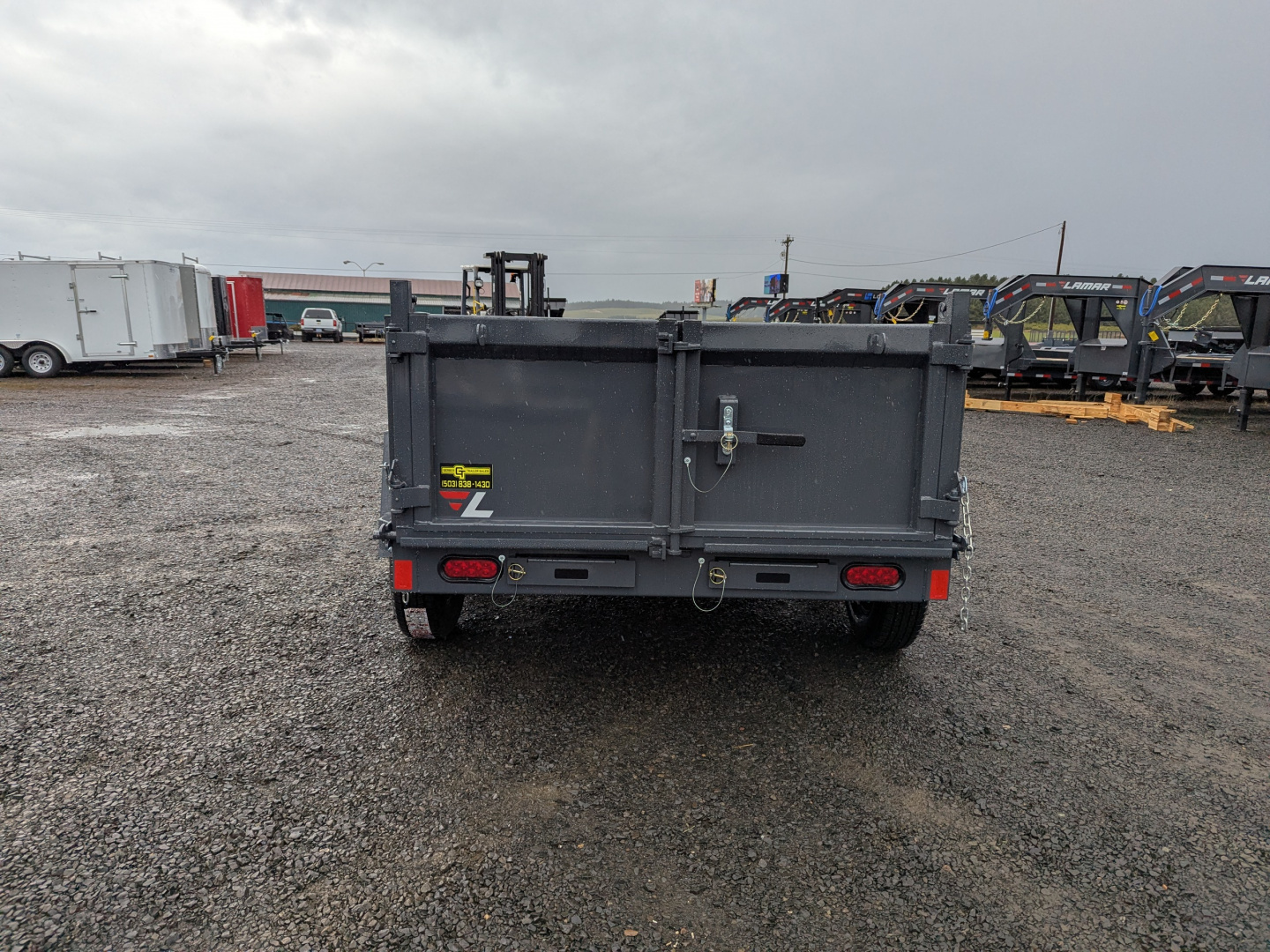 New 2026 Lamar Trailers 60" x 10' - 7K Dump Trailer