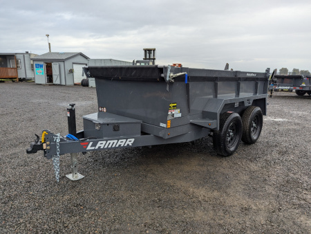 New 2026 Lamar Trailers 60  x 10' - 7K Dump Trailer
