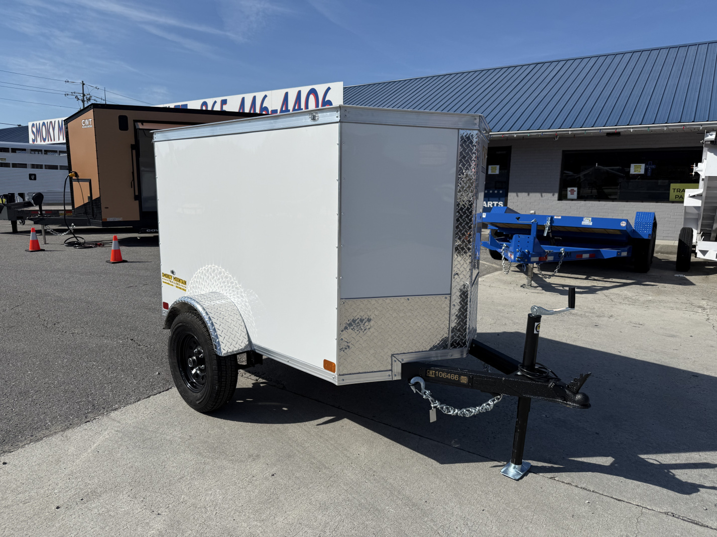 New 2025 Covered Wagon Trailers 4X6 SA Cargo / Enclosed Trailer