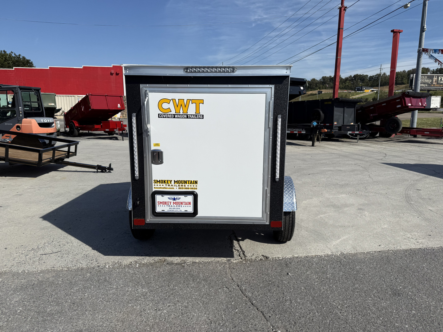New 2025 Covered Wagon Trailers 4X6 SA Cargo / Enclosed Trailer