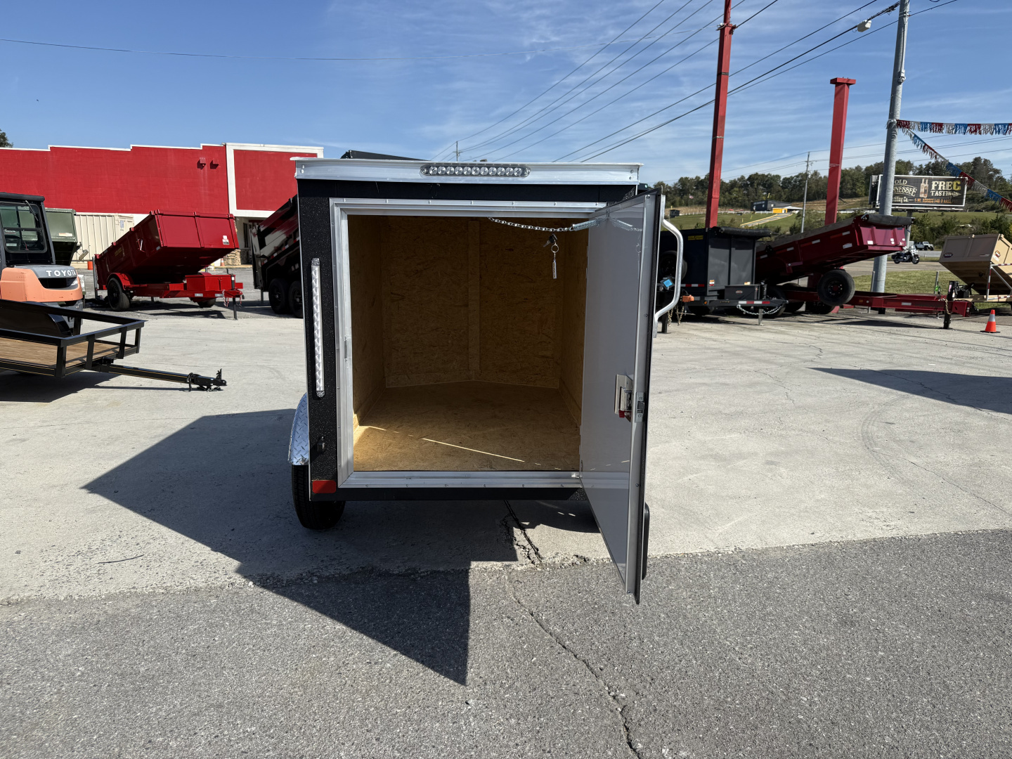 New 2025 Covered Wagon Trailers 4X6 SA Cargo / Enclosed Trailer