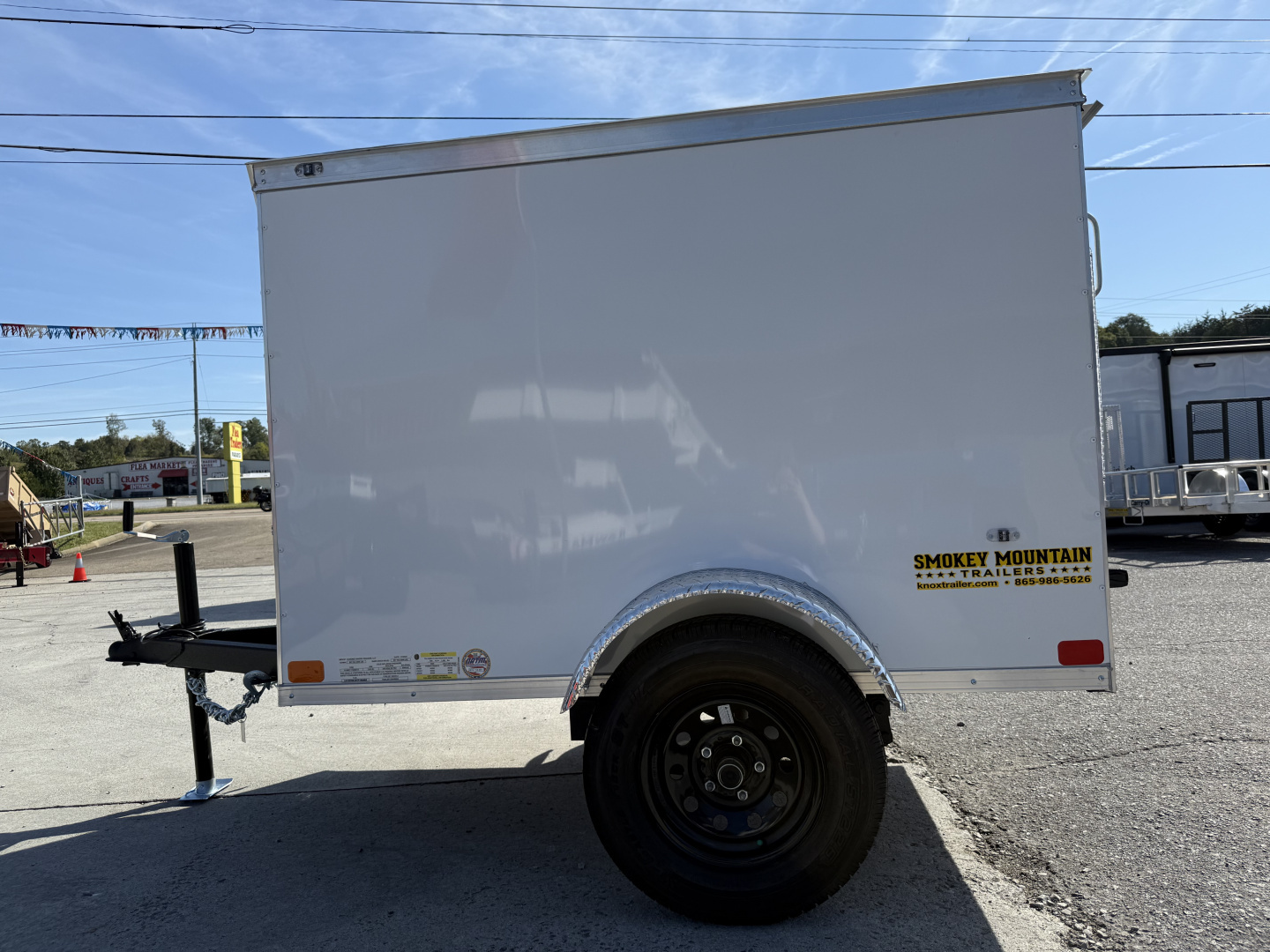 New 2025 Covered Wagon Trailers 4X6 SA Cargo / Enclosed Trailer