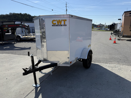 New 2025 Covered Wagon Trailers 4X6 SA Cargo / Enclosed Trailer