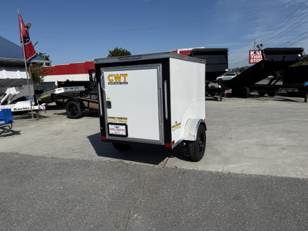 New 2025 Covered Wagon Trailers 4X6 SA Cargo / Enclosed Trailer