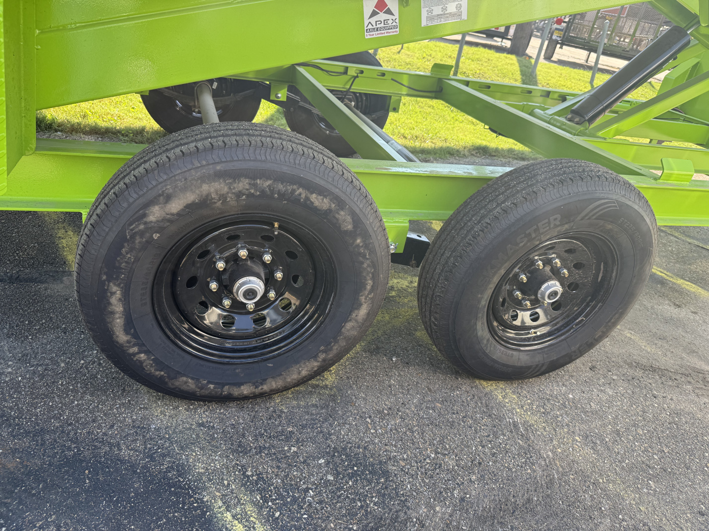 New 2026 Iron Bull DTG 14K 7X16 GN DUMP SCISSOR Dump Trailer