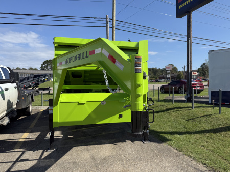 New 2026 Iron Bull DTG 14K 7X16 GN DUMP SCISSOR Dump Trailer