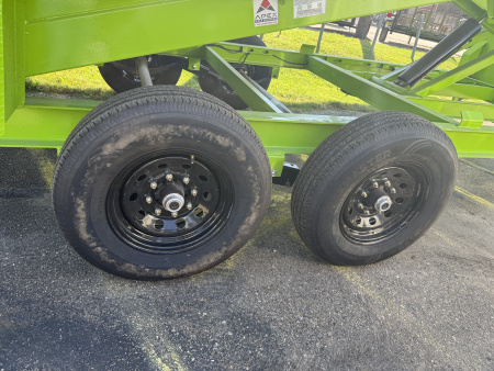 New 2026 Iron Bull DTG 14K 7X16 GN DUMP SCISSOR Dump Trailer