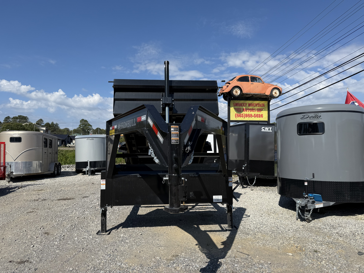 New 2026 Iron Bull DTG 14K 7X16 GN D0UMP TELESCOPIC Dump Trailer