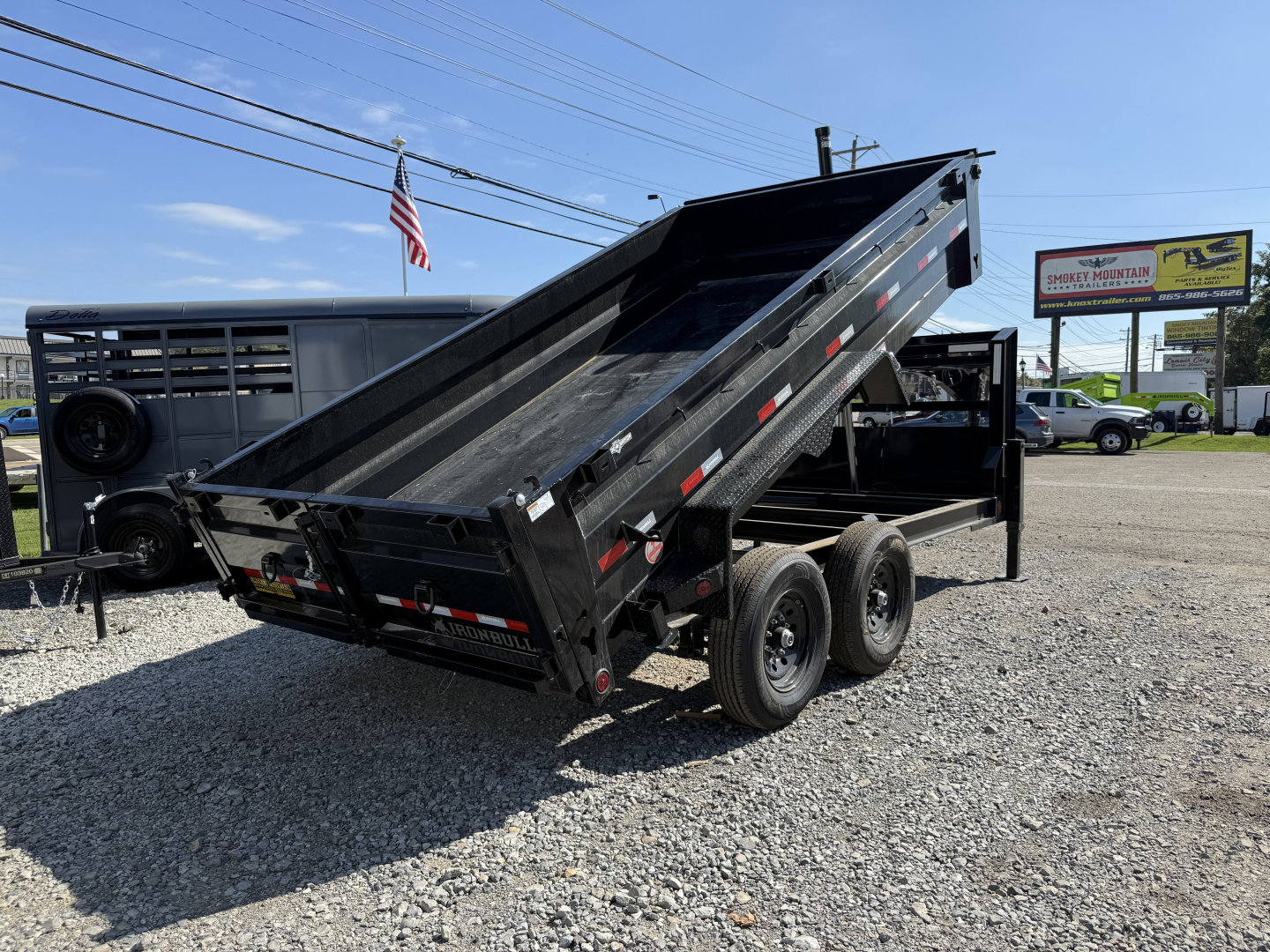 New 2026 Iron Bull DTG 14K 7X16 GN D0UMP TELESCOPIC Dump Trailer