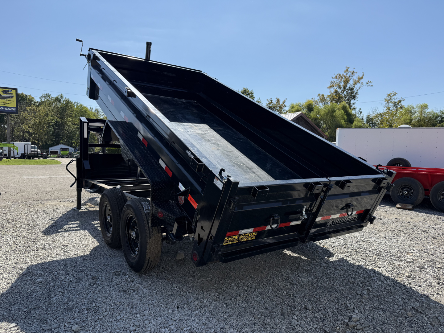 New 2026 Iron Bull DTG 14K 7X16 GN D0UMP TELESCOPIC Dump Trailer