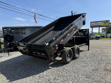 New 2026 Iron Bull DTG 14K 7X16 GN D0UMP TELESCOPIC Dump Trailer