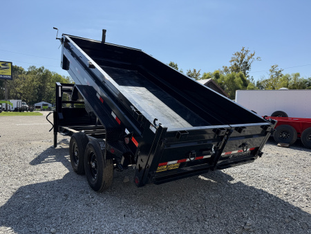 New 2026 Iron Bull DTG 14K 7X16 GN D0UMP TELESCOPIC Dump Trailer