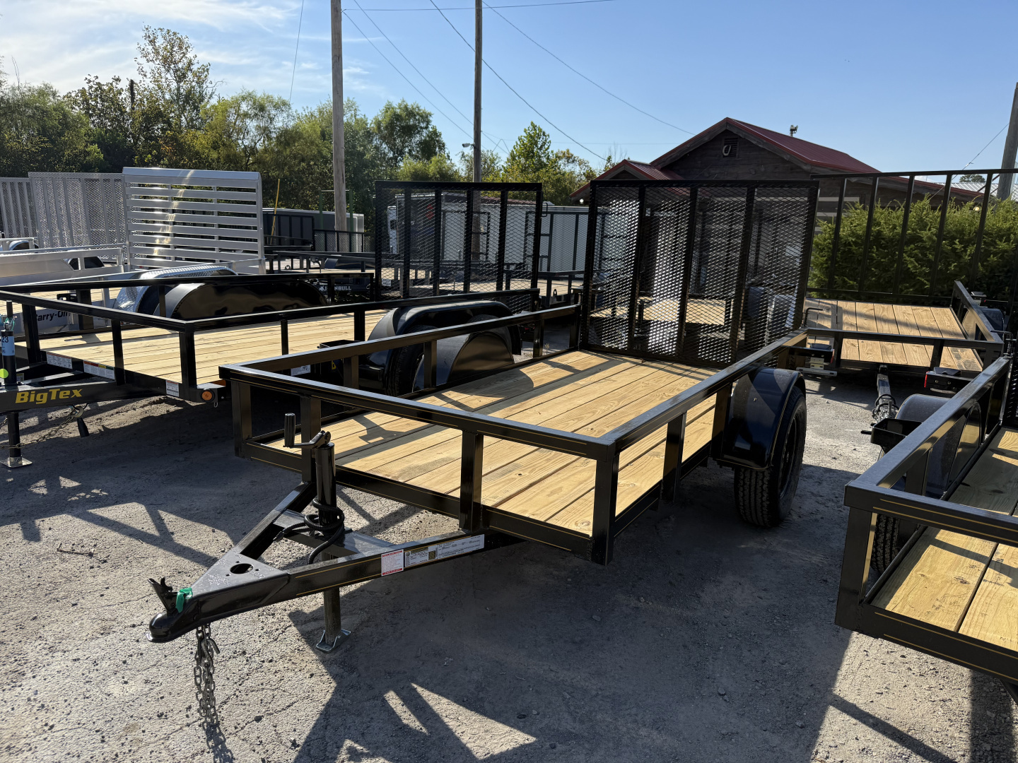 New 2026 P & T Trailers 5X10 AFG TUBE Utility Trailer