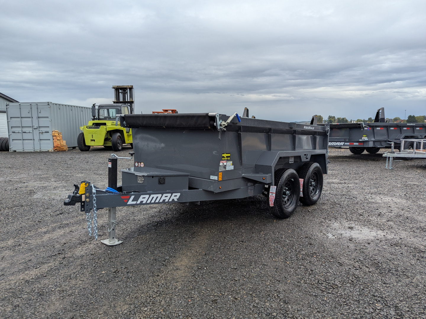 New 2026 LAMAR TRAILERS 60" x 10' - 7K Dump Trailer 24" SIDES
