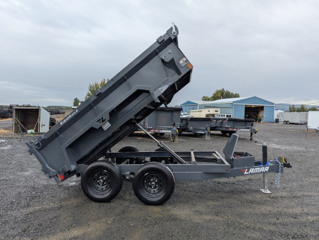 New 2026 LAMAR TRAILERS 60" x 10' - 7K Dump Trailer 24" SIDES