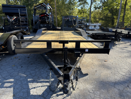 New 2026 P & T Trailers 14K 17+3 CARHAULER WOOD DRIVE OVER FENDERS Equipment Trailer